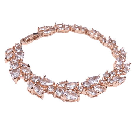 Bransoletka ślubna DUERO, różowe złoto, rose gold